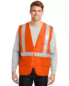 preview image of CornerStone CSV405 ANSI 107 Class 2 Mesh Back Safety Vest