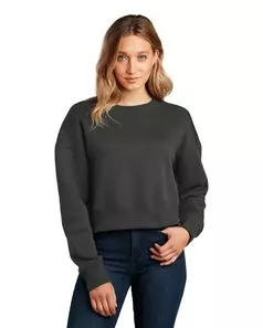 preview image of District    Women's Perfect Weight    Fleece Cropped Crew DT1105