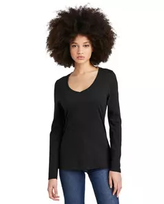 preview image of District DT135 Women's Perfect Tri Long Sleeve V-Neck Tee