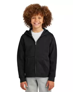 preview image of District DT6102Y Youth V.I.T. Fleece Full-Zip Hoodie