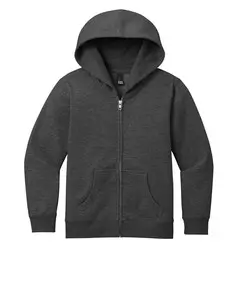 preview image of District DT6102Y Youth V.I.T. Fleece Full-Zip Hoodie