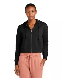 preview image of District DT6103 Women's V.I.T. Fleece Full-Zip Hoodie