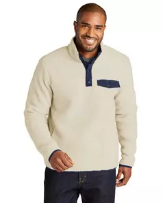 preview image of Port Authority F140 Camp Fleece Snap Pullover