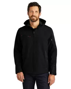 preview image of Port Authority J706 Textured Hooded Soft Shell Jacket