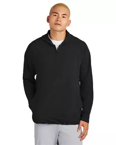 preview image of Sport-Tek   Repeat 1/2-Zip Long Sleeve Hooded Jacket JST488