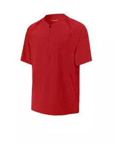 preview image of Sport-Tek JST489 Repeat 1/2-Zip Short Sleeve Jacket