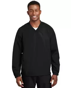 preview image of Sport-Tek JST72 V-Neck Raglan Wind Shirt