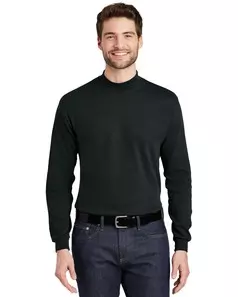 preview image of Port Authority K321 Interlock Knit Mock Turtleneck