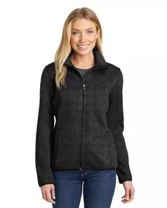 preview image of Port Authority L232 Women's Sweater Fleece Jacket