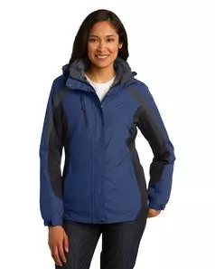 preview image of Port Authority L321 Women's Colorblock 3-in-1 Jacket