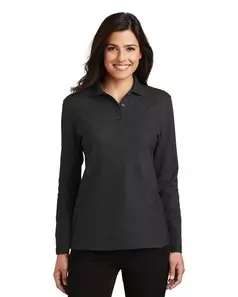 preview image of Port Authority   Women's Silk Touch Long Sleeve Polo.  L500LS