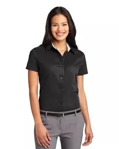 preview image of Port Authority   Women's Short Sleeve Easy Care  Shirt.  L508