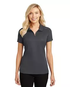 preview image of Port Authority L580 Women's Pinpoint Mesh Zip Polo