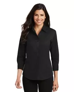 preview image of Port Authority L612 Women's 3/4-Sleeve Easy Care Shirt