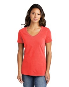 preview image of Port & Company LPC099V Women's Beach Wash Garment-Dyed V-Neck Tee