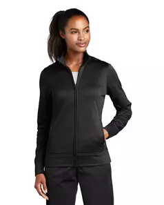 preview image of Sport-Tek LST241 Women's Sport-Wick Fleece Full-Zip Jacket