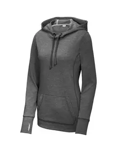 preview image of Sport-Tek LST296 Women's PosiCharge Tri-Blend Wicking Fleece Hooded Pullover