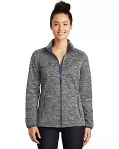 preview image of Sport-Tek   Women's PosiCharge   Electric Heather Soft Shell Jacket. LST30