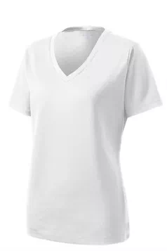 preview image of Sport-Tek LST340 Women's PosiCharge RacerMesh V-Neck Tee