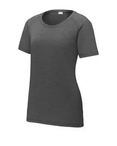 preview image of Sport-Tek LST400 Women's PosiCharge Tri-Blend Wicking Scoop Neck Raglan Tee