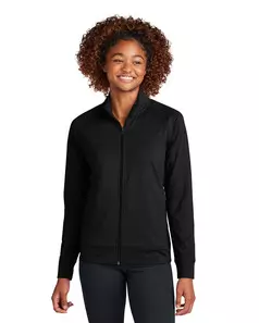 preview image of Sport-Tek LST857 Women's Sport-Wick Stretch Full-Zip Cadet Jacket