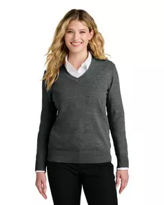 preview image of Port Authority   Women's Easy Care V-Neck Sweater LSW2850