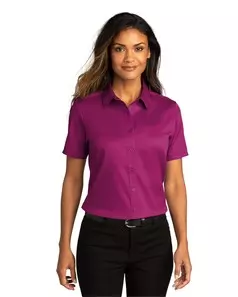 preview image of Port Authority LW809 Women's Short Sleeve SuperPro React Twill Shirt