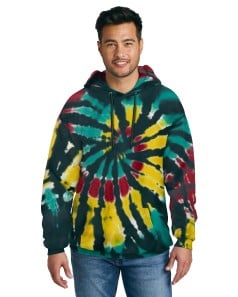preview image of Port & Company   Tie-Dye Pullover Hooded Sweatshirt. PC146