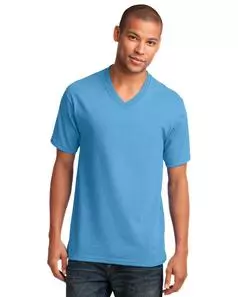 preview image of Port & Company PC54V Core Cotton V-Neck Tee