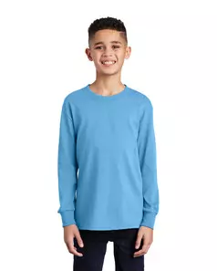 preview image of Port & Company PC54YLS Youth Long Sleeve Core Cotton Tee