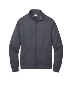preview image of Port & Company PC78FZ Core Fleece Cadet Full-Zip Sweatshirt
