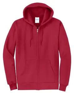 preview image of Port & Company PC78ZH Core Fleece Full-Zip Hooded Sweatshirt