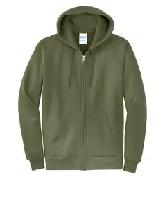 preview image of Port & Company PC78ZH Core Fleece Full-Zip Hooded Sweatshirt