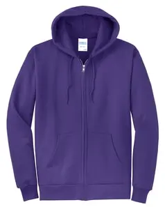 preview image of Port & Company PC78ZH Core Fleece Full-Zip Hooded Sweatshirt