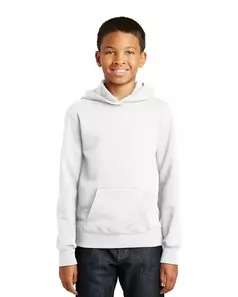 preview image of Port & Company PC850YH Youth Fan Favorite Fleece Pullover Hooded Sweatshirt