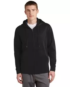 preview image of Sport-Tek ST238 Sport-Wick Fleece Full-Zip Hooded Jacket