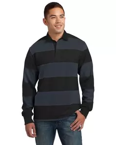 preview image of Sport-Tek   Classic Long Sleeve Rugby Polo. ST301