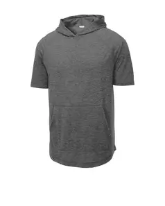 preview image of Sport-Tek ST404 PosiCharge Tri-Blend Wicking Short Sleeve Hoodie
