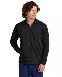 preview image of Sport-Tek ST857 Sport-Wick Stretch Full-Zip Cadet Jacket