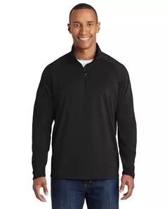preview image of Sport-Tek   Tall Sport-Wick   Stretch 1/4-Zip Pullover. TST850