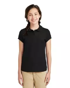 preview image of Port Authority YG503 Girls Silk Touch Peter Pan Collar Polo