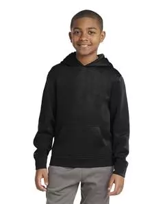 preview image of Sport-Tek   Youth Sport-Wick   Fleece Hooded Pullover. YST244
