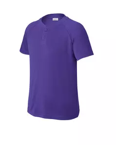 preview image of Sport-Tek YST359 Youth PosiCharge Competitor 2-Button Henley