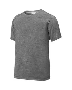 preview image of Sport-Tek YST400 Youth PosiCharge Tri-Blend Wicking Raglan Tee