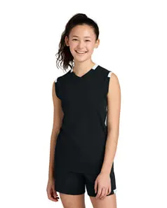 preview image of Sport-Tek Youth Club Sleeveless V-Neck YST441