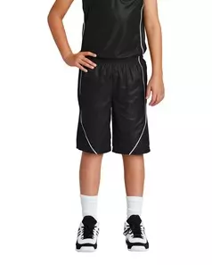 preview image of Sport-Tek   Youth PosiCharge   Mesh Reversible Spliced Short. YT565