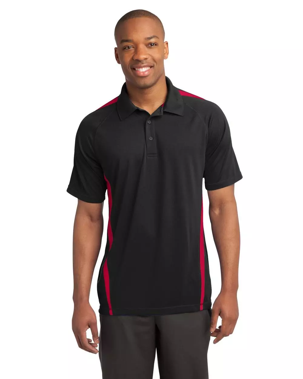 ST685 PosiCharge Micro-Mesh Colorblock Polo