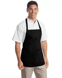 preview image of Port Authority   Medium-Length Apron with Pouch Pockets.  A510