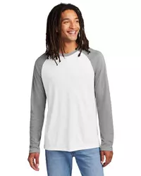 preview image of Allmade   Unisex Tri-Blend Long Sleeve Colorblock Raglan AL6009