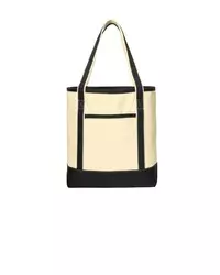 preview image of Port Authority   Large Cotton Canvas Boat Tote. BG413